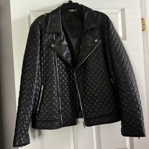 Zara Faux Leather biker jacket